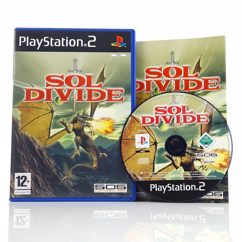 Playstation 2 Spiel : Sol Divide - CD Anleitung OVP | Sony PS2 PAL 505 Games