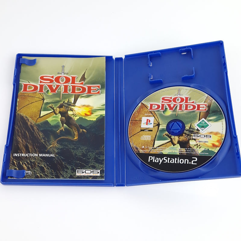 Playstation 2 Spiel : Sol Divide - CD Anleitung OVP | Sony PS2 PAL 505 Games