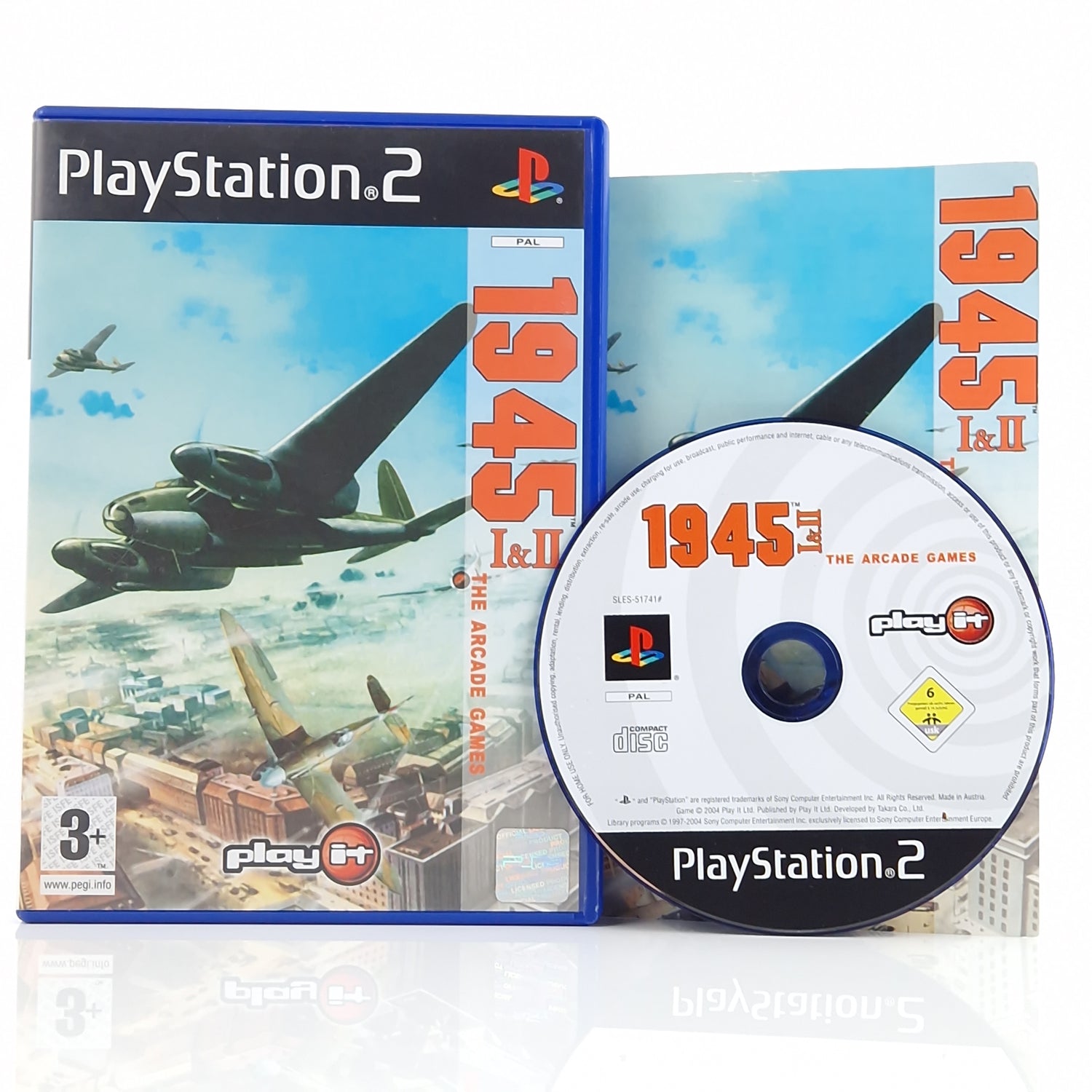 Playstation 2 Spiel : 1945 I & II - CD Anleitung OVP | Sony PS2 PAL