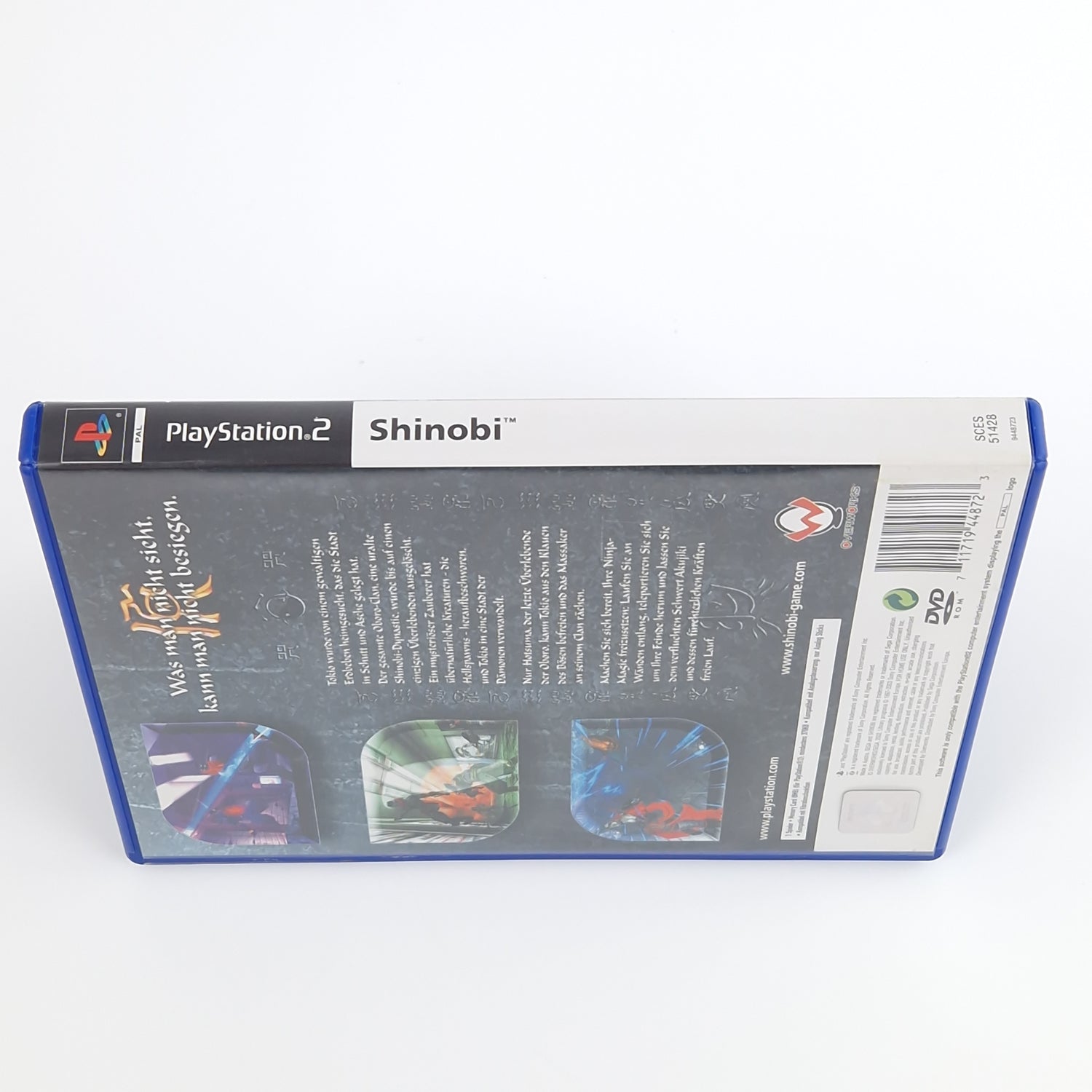 Playstation 2 Spiel : Shinobi - CD Anleitung OVP | Sony PS2 PAL