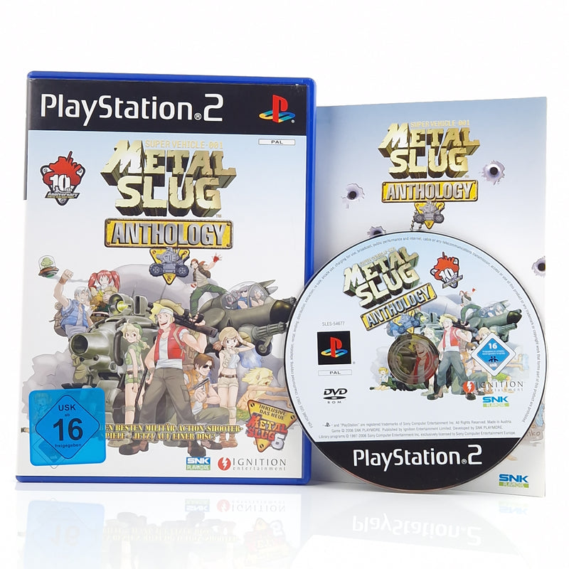 Playstation 2 Spiel : Metal Slug Anthology - CD Anleitung OVP | Sony PS2 PAL