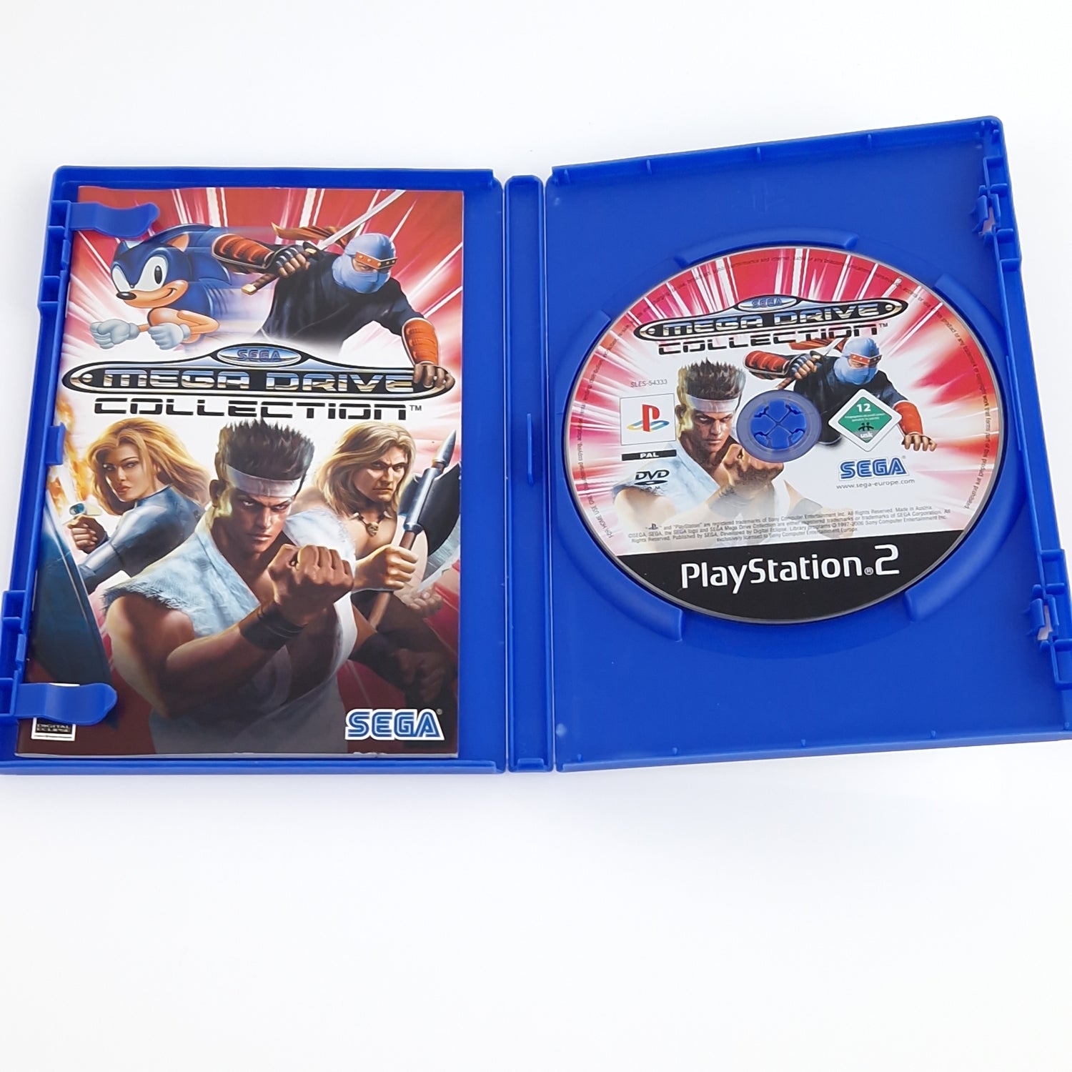 Playstation 2 Spiel : SEGA Mega Drive Collection - CD Anleitung OVP | PS2 PAL