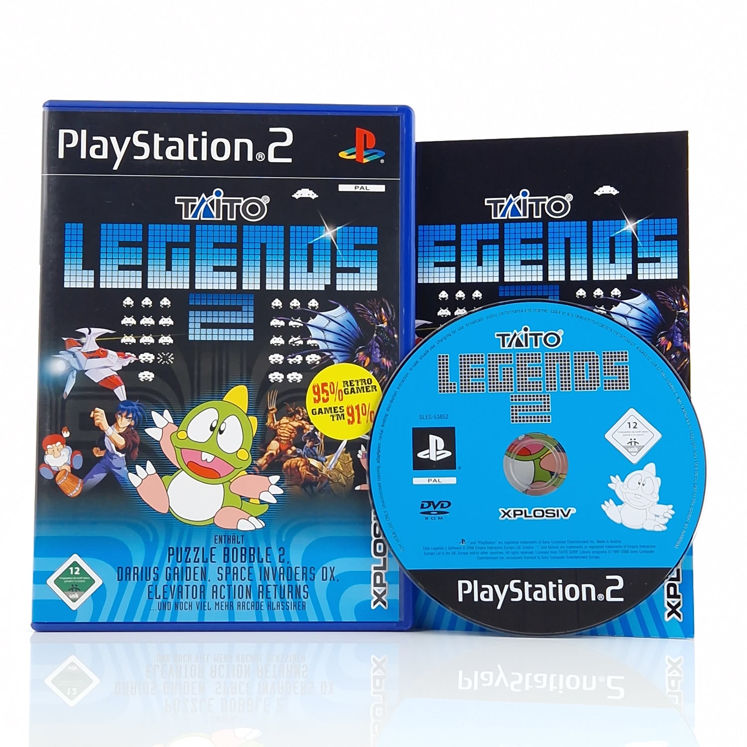 Playstation 2 Spiel : Taito Legends 2 - CD Anleitung OVP | PS2 PAL