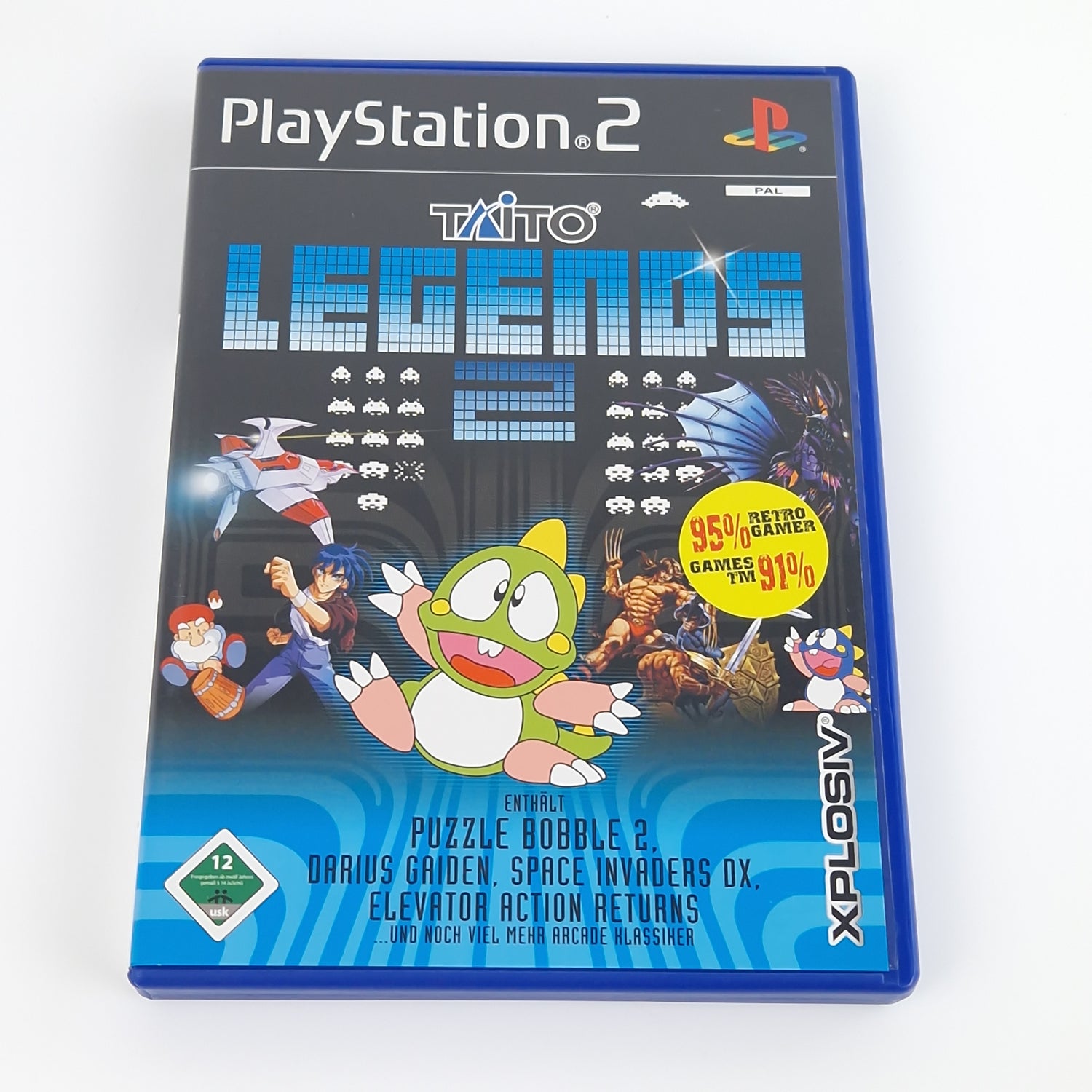 Playstation 2 Spiel : Taito Legends 2 - CD Anleitung OVP | PS2 PAL