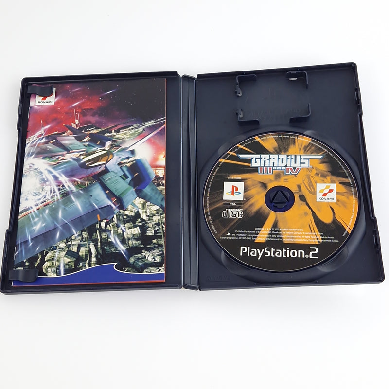 Playstation 2 Spiel : Gradius III and IV - CD Anleitung OVP | PS2 PAL Konami