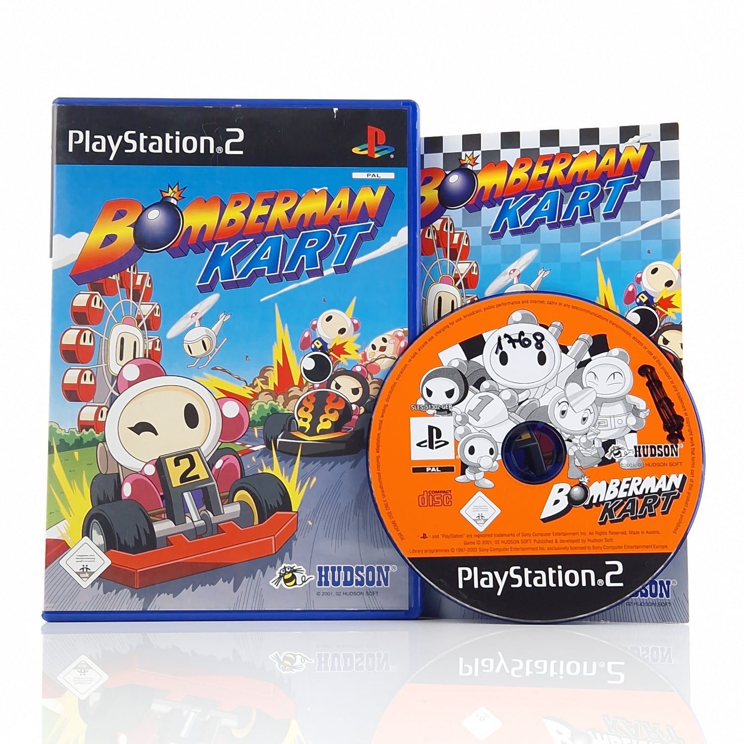 Playstation 2 Spiel : Bomberman Kart - CD Anleitung OVP | PS2 PAL Hudson