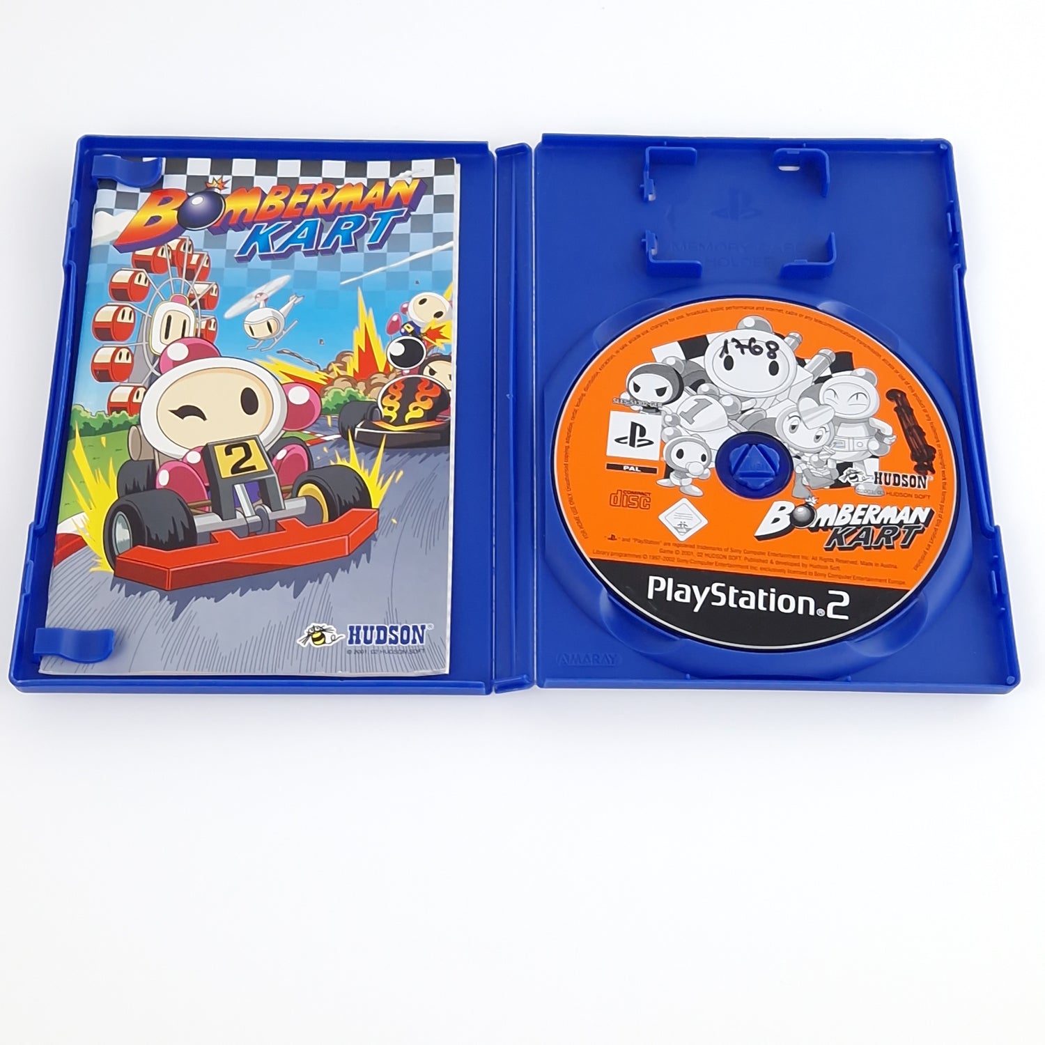 Playstation 2 Spiel : Bomberman Kart - CD Anleitung OVP | PS2 PAL Hudson