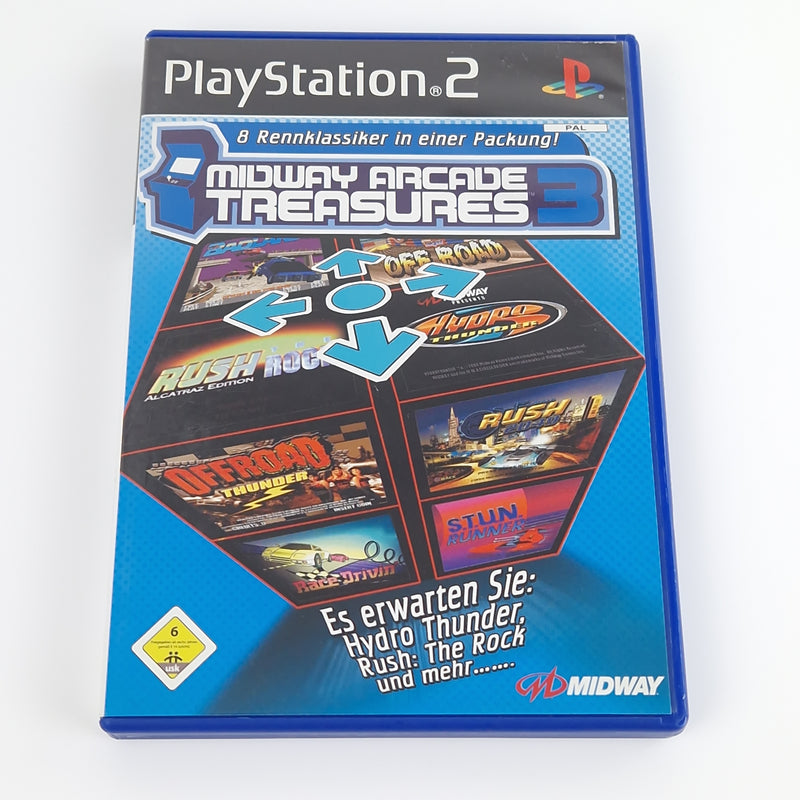 Playstation 2 Spiel : Midway Arcade Treasures 3 - CD Anleitung OVP | PS2 PAL