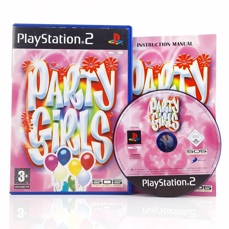 Playstation 2 Spiel : Party Girls - CD Anleitung OVP | Sony PS2 PAL cib 505Games