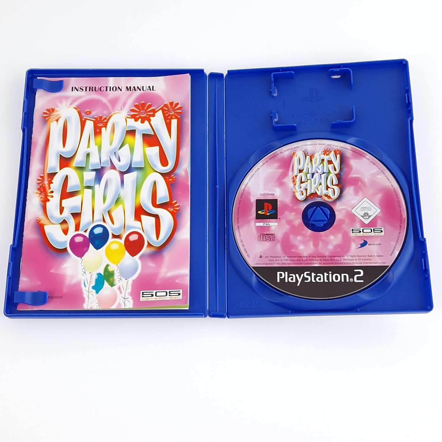 Playstation 2 Spiel : Party Girls - CD Anleitung OVP | Sony PS2 PAL cib 505Games