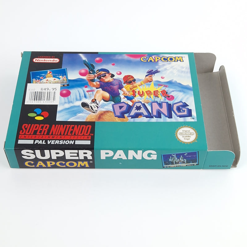 Super Nintendo Spiel : Super Pang - Modul Anleitung OVP cib | SNES PAL NOE