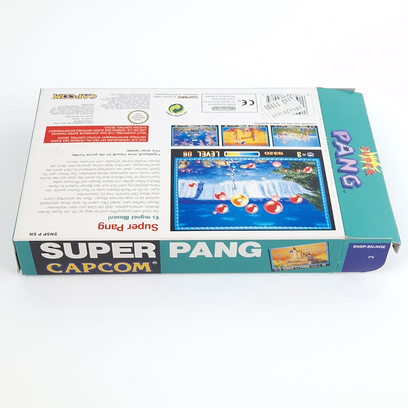 Super Nintendo Spiel : Super Pang - Modul Anleitung OVP cib | SNES PAL NOE