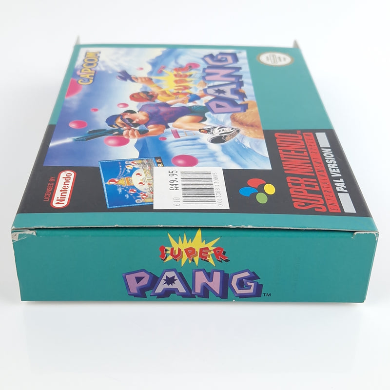 Super Nintendo Spiel : Super Pang - Modul Anleitung OVP cib | SNES PAL NOE