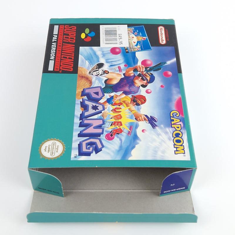 Super Nintendo Spiel : Super Pang - Modul Anleitung OVP cib | SNES PAL NOE