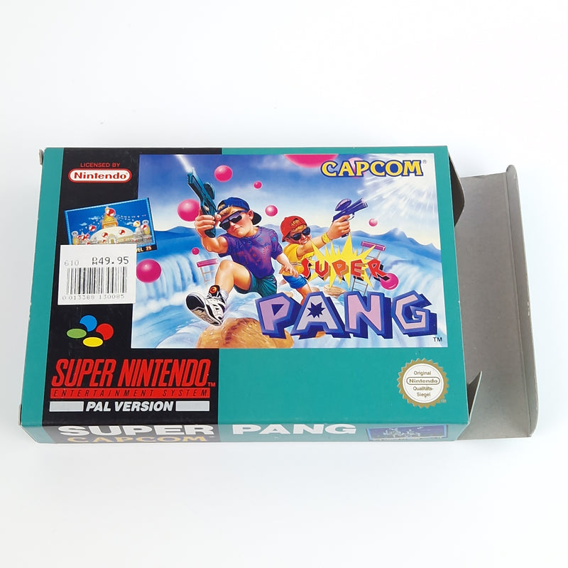 Super Nintendo Spiel : Super Pang - Modul Anleitung OVP cib | SNES PAL NOE