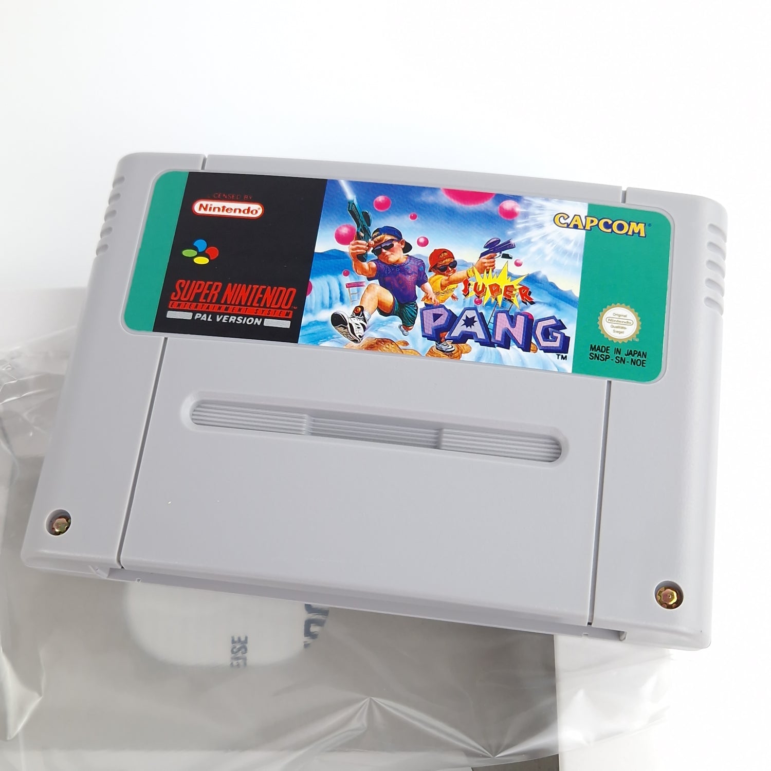 Super Nintendo Spiel : Super Pang - Modul Anleitung OVP cib | SNES PAL NOE