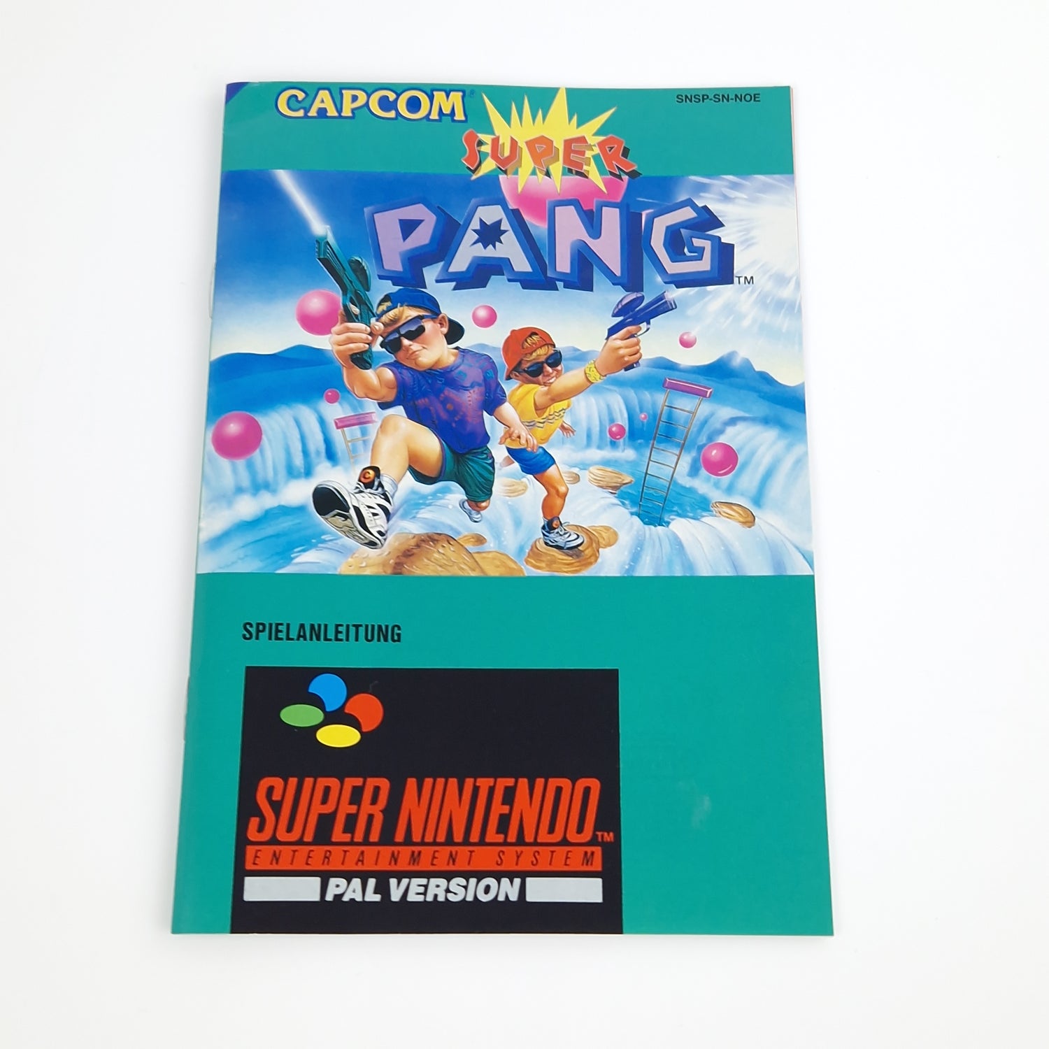 Super Nintendo Spiel : Super Pang - Modul Anleitung OVP cib | SNES PAL NOE