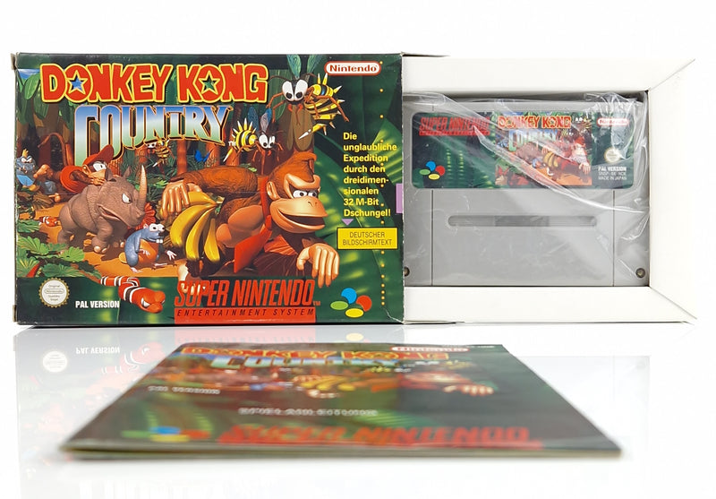 Super Nintendo Spiel : Donkey Kong Country - Modul Anl OVP cib | SNES PAL NOE