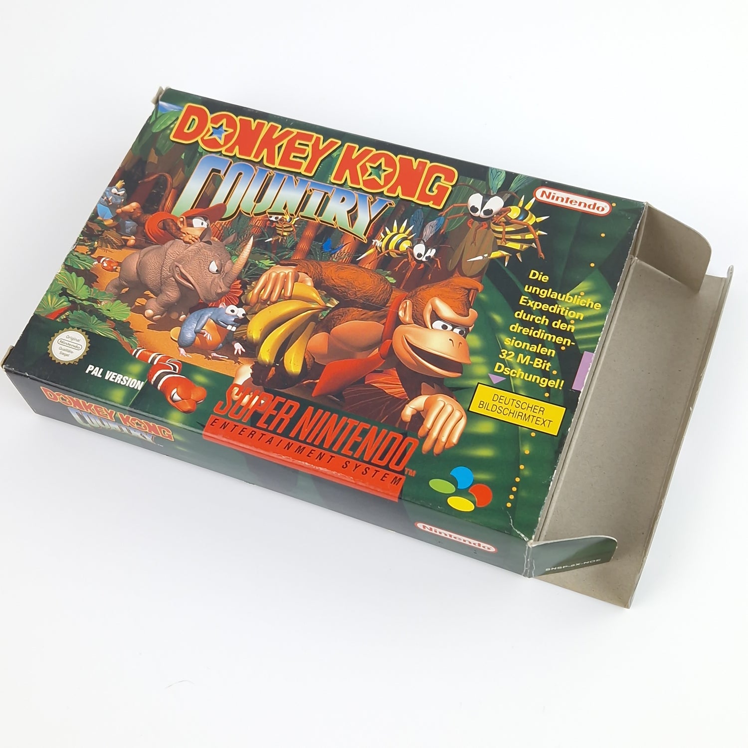 Super Nintendo Spiel : Donkey Kong Country - Modul Anl OVP cib | SNES PAL NOE