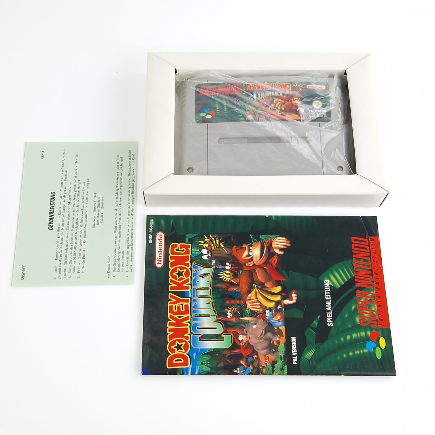 Super Nintendo Spiel : Donkey Kong Country - Modul Anl OVP cib | SNES PAL NOE