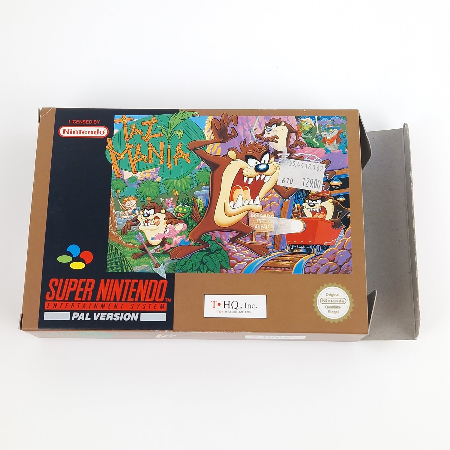 Super Nintendo Spiel : TAZ Mania mit Poster - Modul Anl OVP cib | SNES PAL NOE