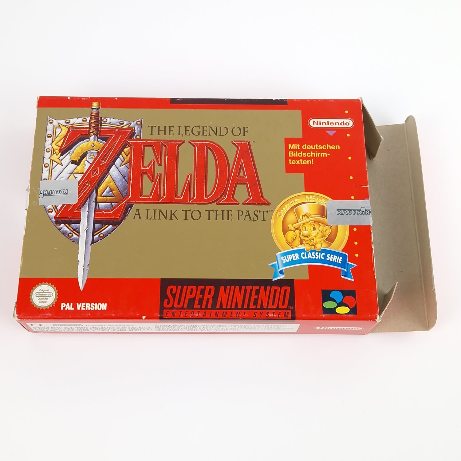 Super Nintendo : The Legend of Zelda a link to the Past - Classic Serie OVP PAL