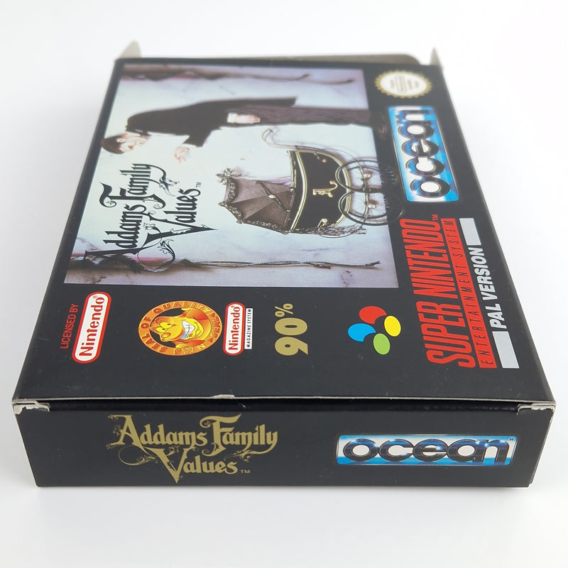 Super Nintendo Spiel : Addams Family Values - Modul Anleitung OVP PAL NOE SNES