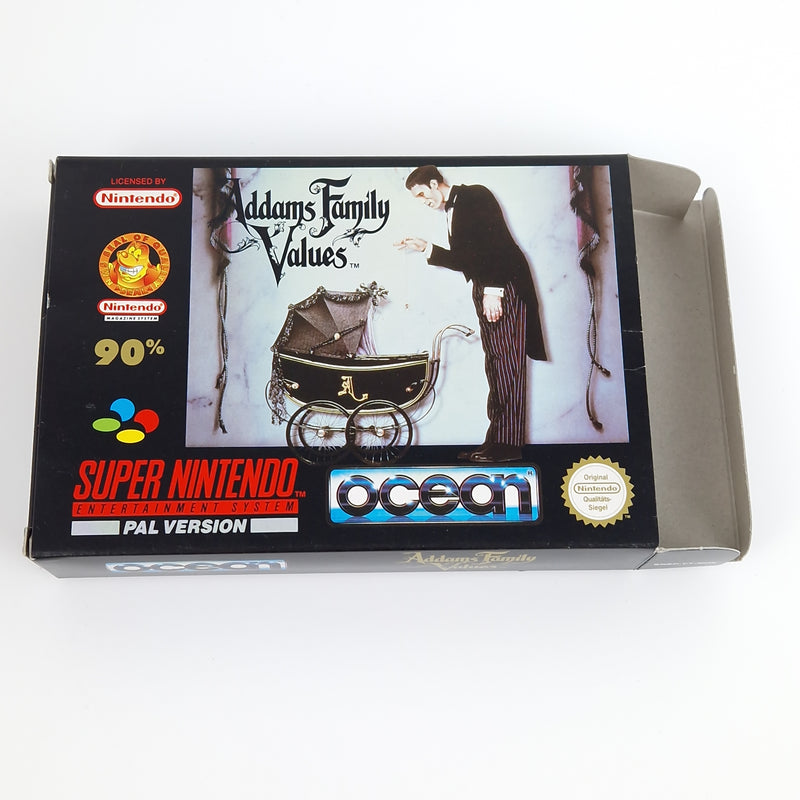 Super Nintendo Spiel : Addams Family Values - Modul Anleitung OVP PAL NOE SNES