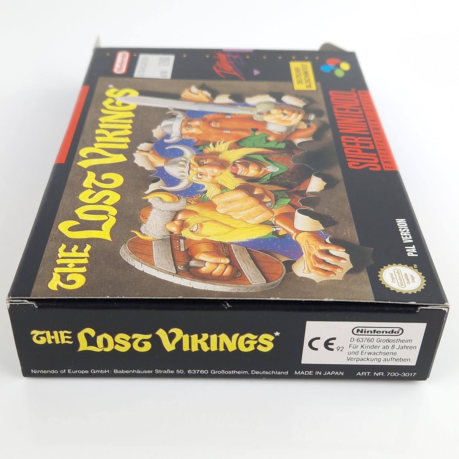 Super Nintendo Spiel : The Lost Vikings - Modul Anleitung OVP PAL NOE/SFRG SNES