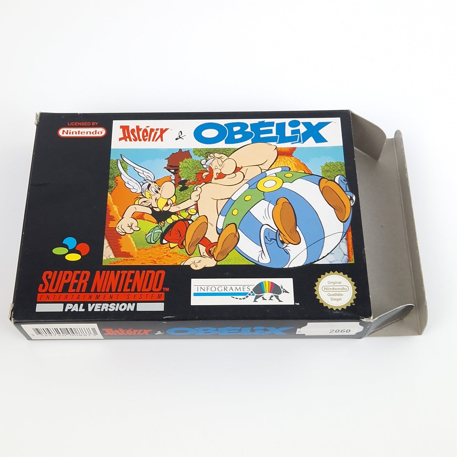 Super Nintendo Spiel : Asterix & Obelix - Modul Anleitung OVP | SNES PAL NOE-1