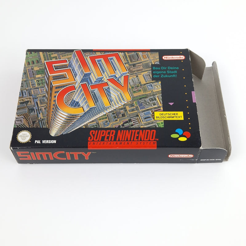 Super Nintendo Spiel : Sim City - Modul Anleitung OVP | SNES PAL NOE/SFRG