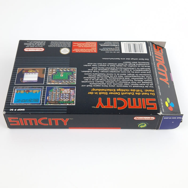 Super Nintendo Spiel : Sim City - Modul Anleitung OVP | SNES PAL NOE/SFRG