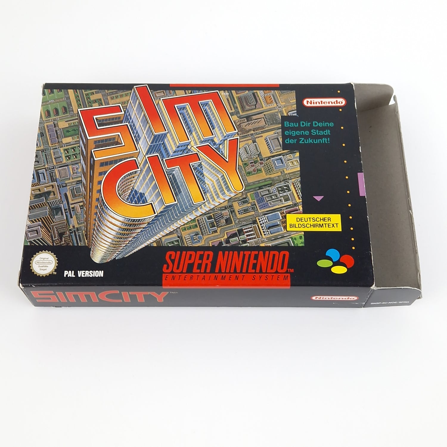 Super Nintendo Spiel : Sim City - Modul Anleitung OVP | SNES PAL NOE/SFRG