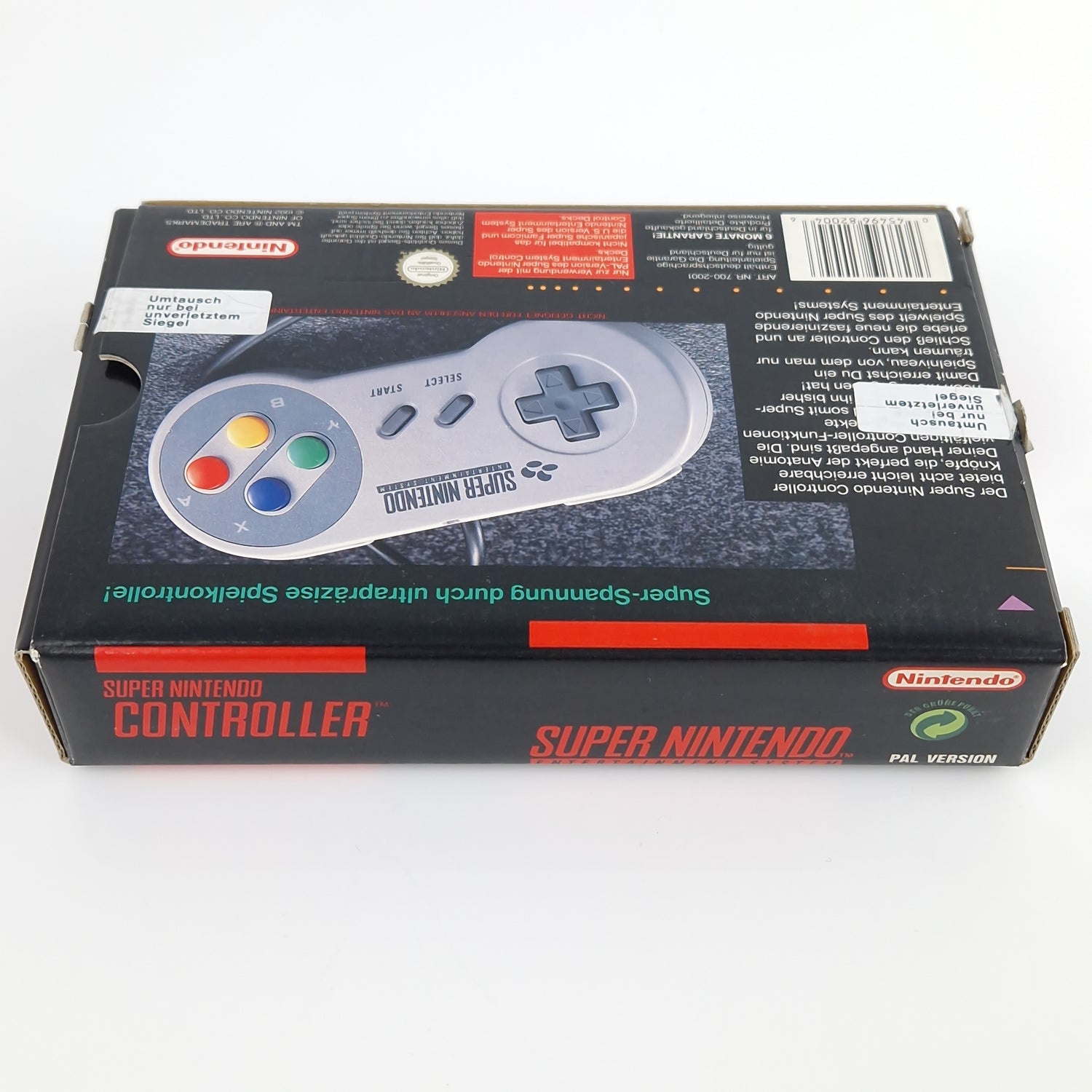 Super Nintendo Zubehör : SNES Controller Gamepad Joypad - OVP PAL