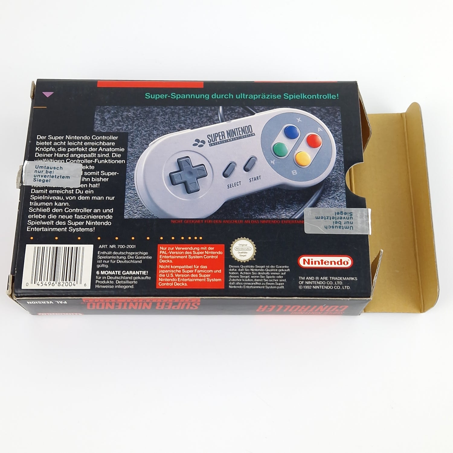 Super Nintendo Zubehör : SNES Controller Gamepad Joypad - OVP PAL