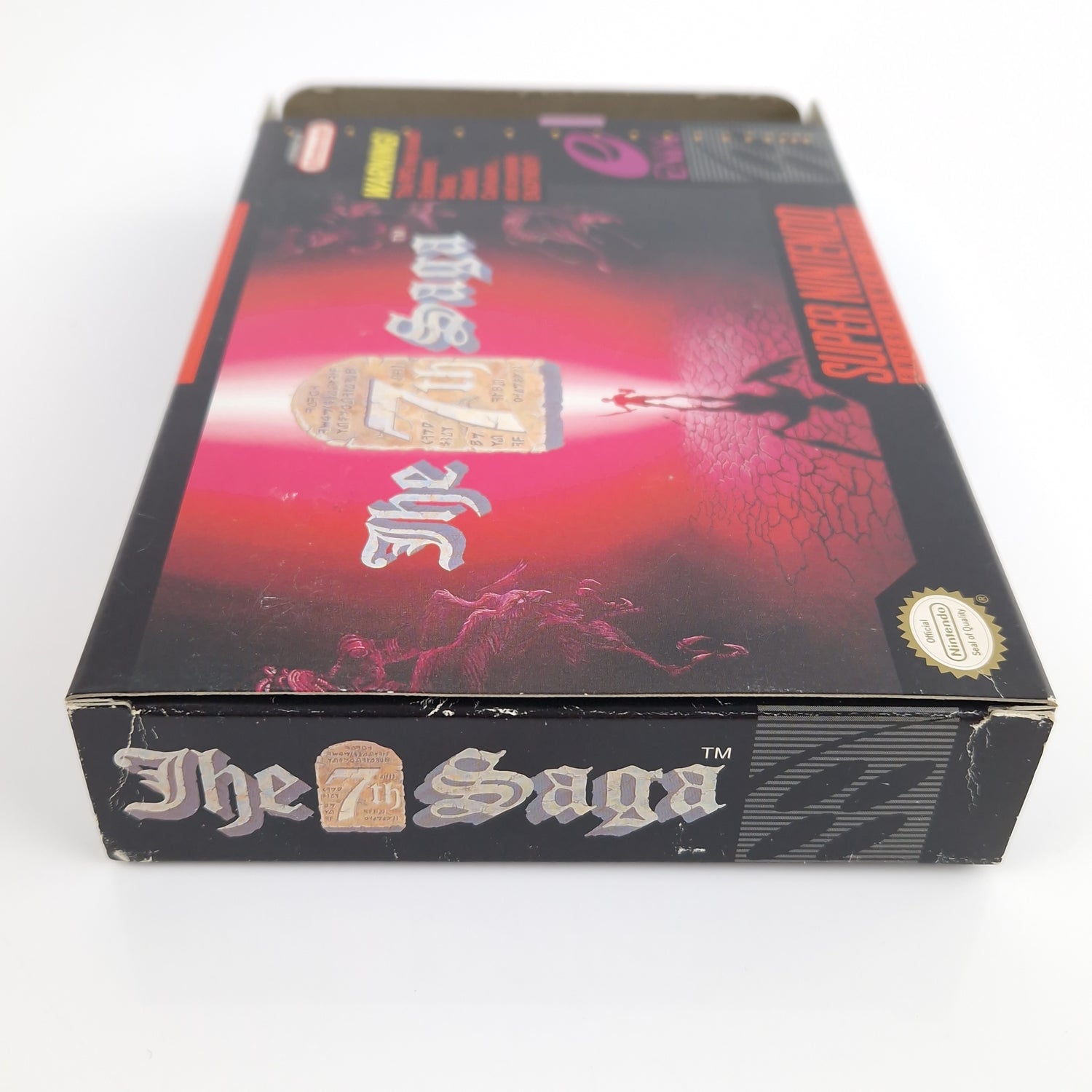 Super Nintendo Spiel : The 7th SAGA - OVP Poster NTSC-U/C USA | SNES Game Enix