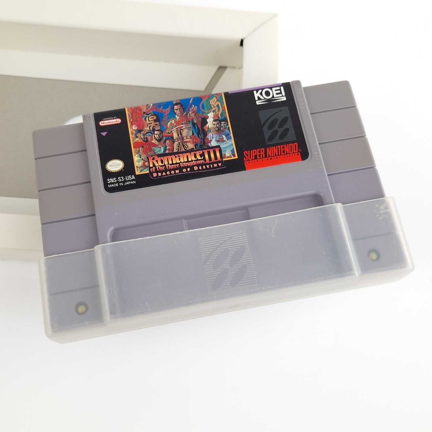 Super Nintendo : Romance of the Three Kingdoms III Dragon of Destiny - USA SNES