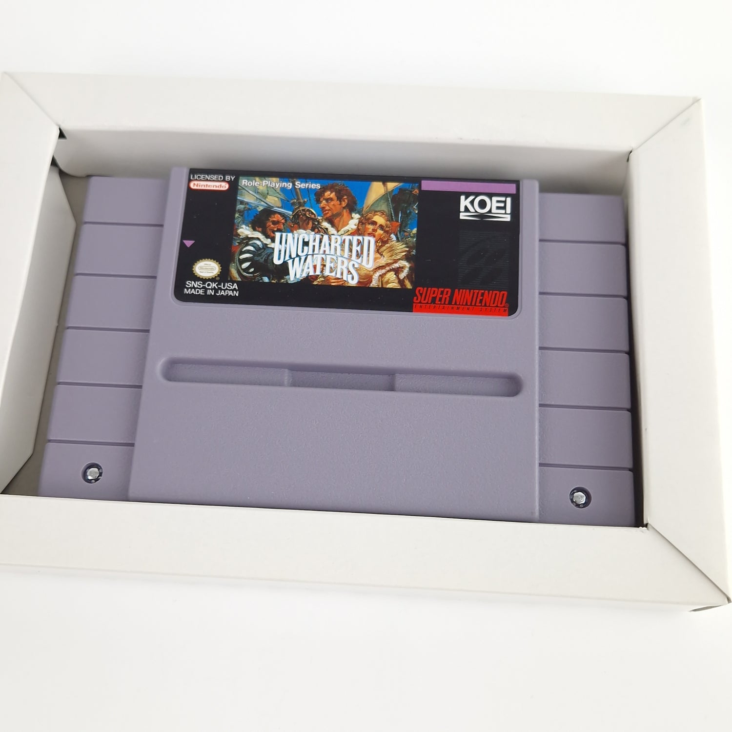 Super Nintendo Spiel : Uncharted Waters - OVP NTSC-U/C USA | SNES Game KOEI