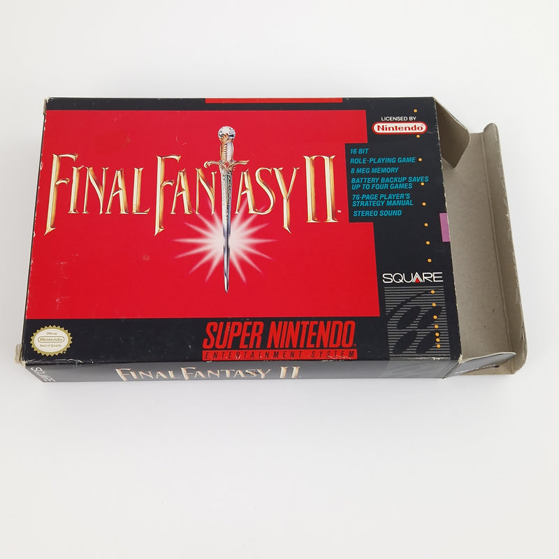 Super Nintendo Spiel : Final Fantasy II - OVP NTSC-U/C USA | SNES Game Square