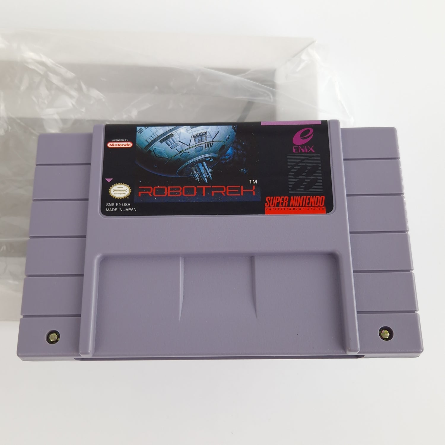 Super Nintendo Spiel : Robotrek - OVP NTSC-U/C USA | SNES Game Enix