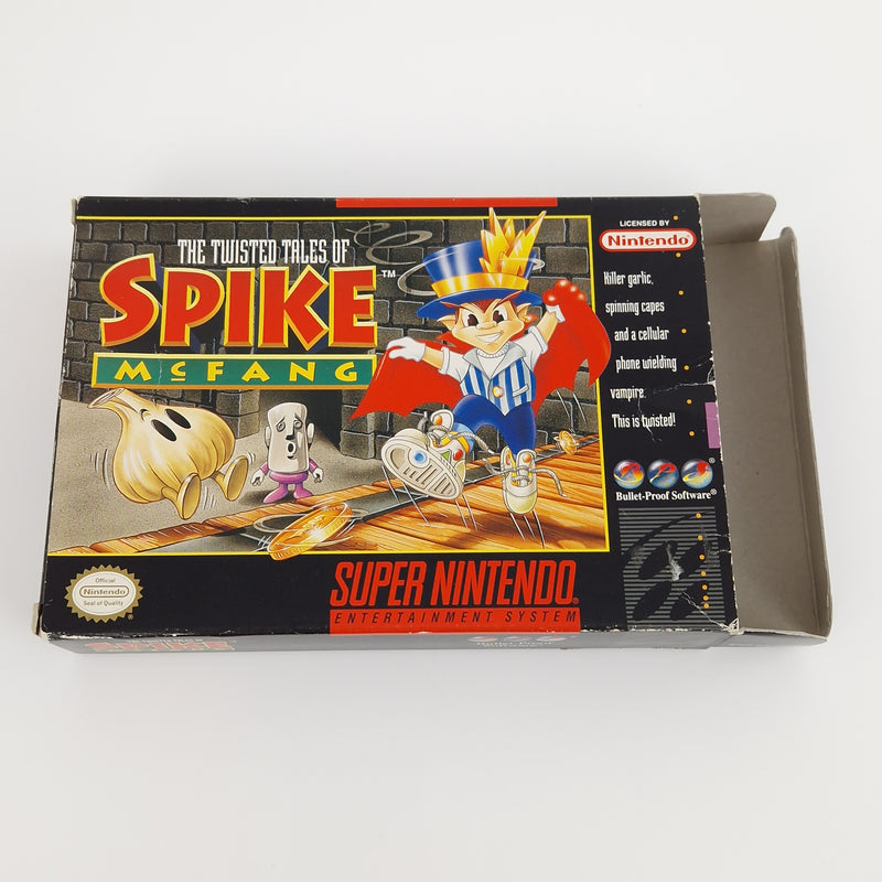 Super Nintendo Spiel : The Twisted Tales of Spike McFang - OVP NTSC-U/C USA SNES