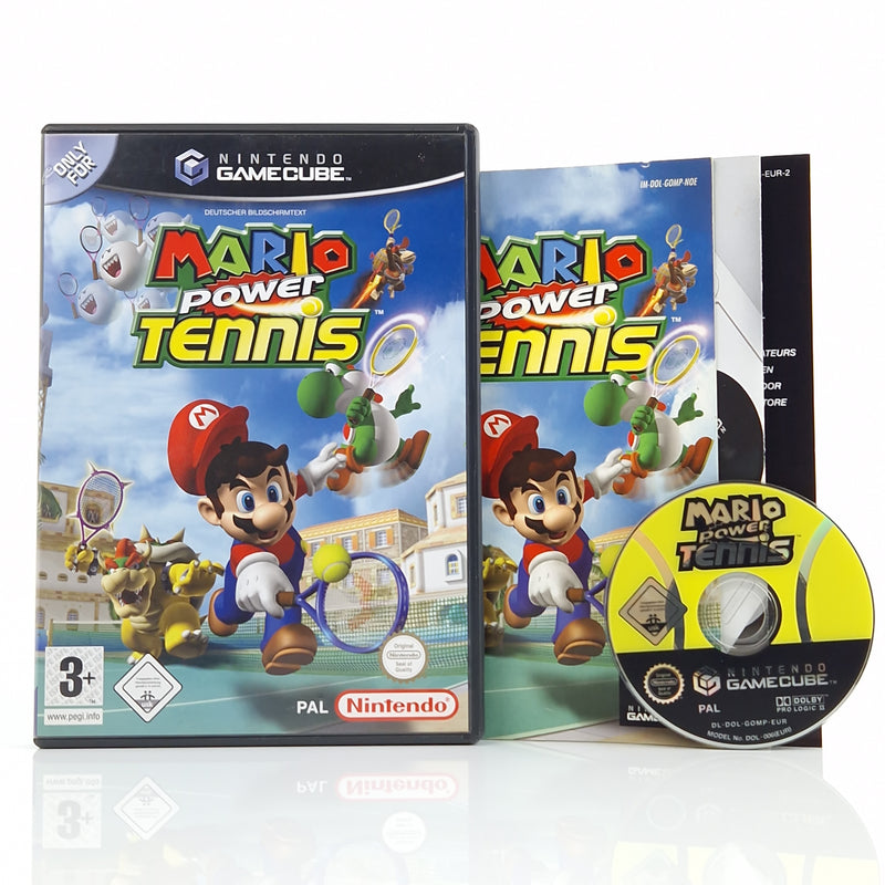 Nintendo Gamecube Spiel : Mario Power Tennis - CD Anleitung OVP | PAL GC