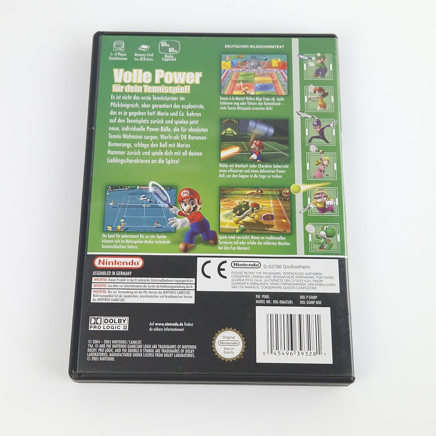 Nintendo Gamecube Spiel : Mario Power Tennis - CD Anleitung OVP | PAL GC