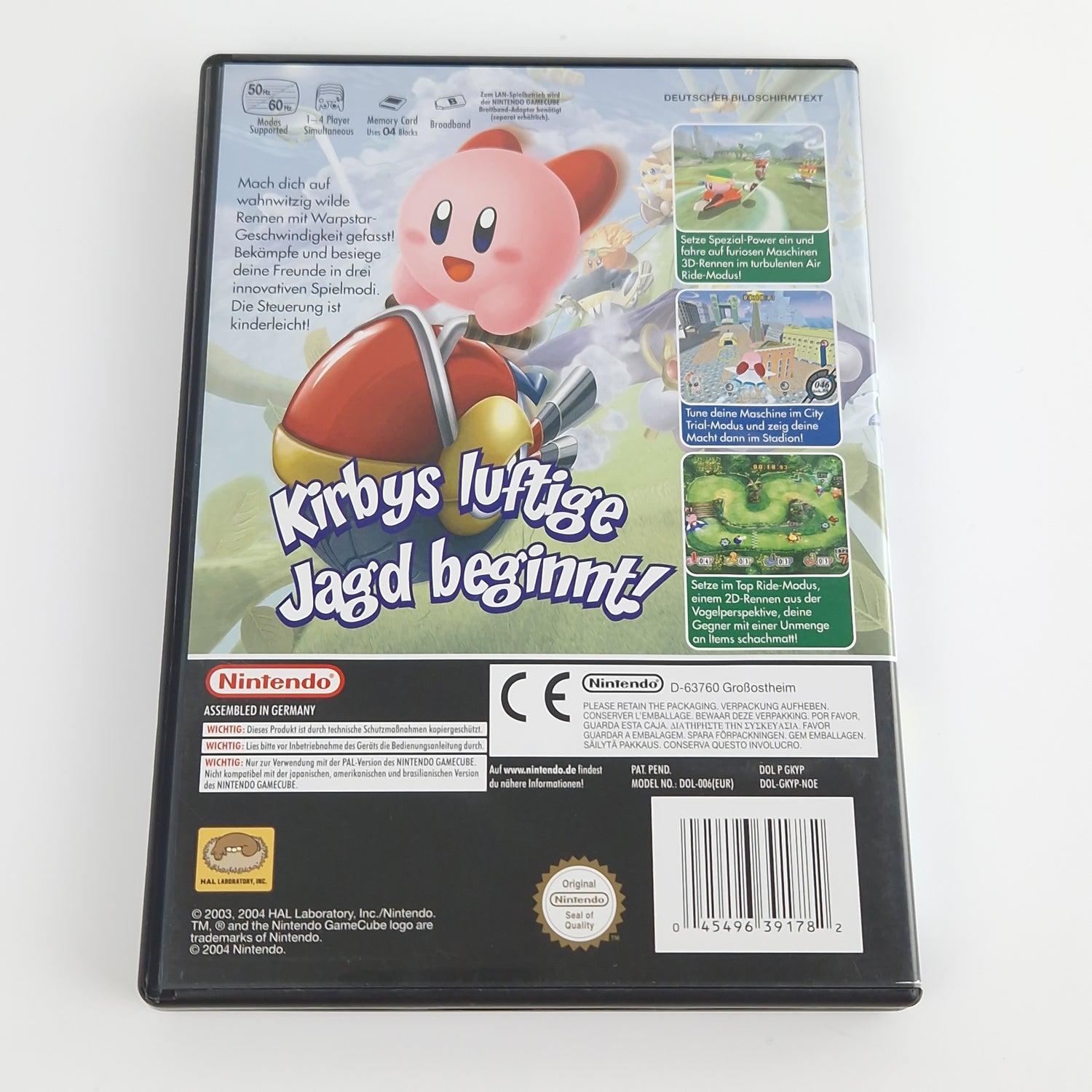 Nintendo Gamecube Spiel : Kirby Airride - CD Anleitung VIP Code OVP | dt. PAL