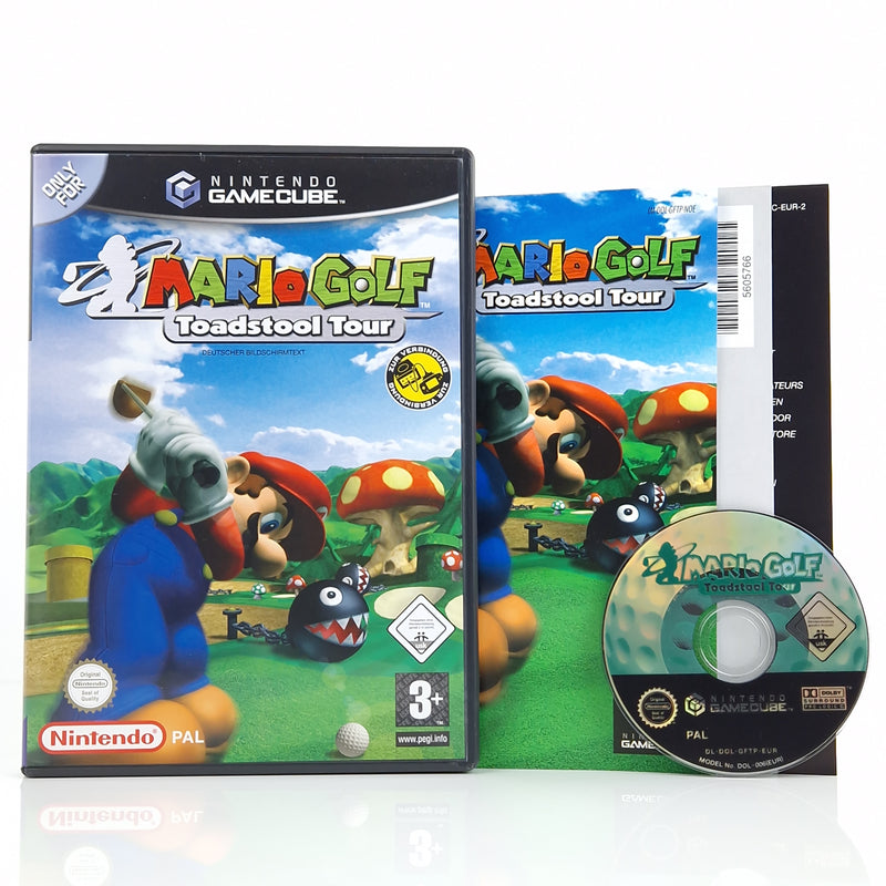 Nintendo Gamecube Spiel : Mario Golf Toadstool Tour - CD Anleitung OVP | dt PAL