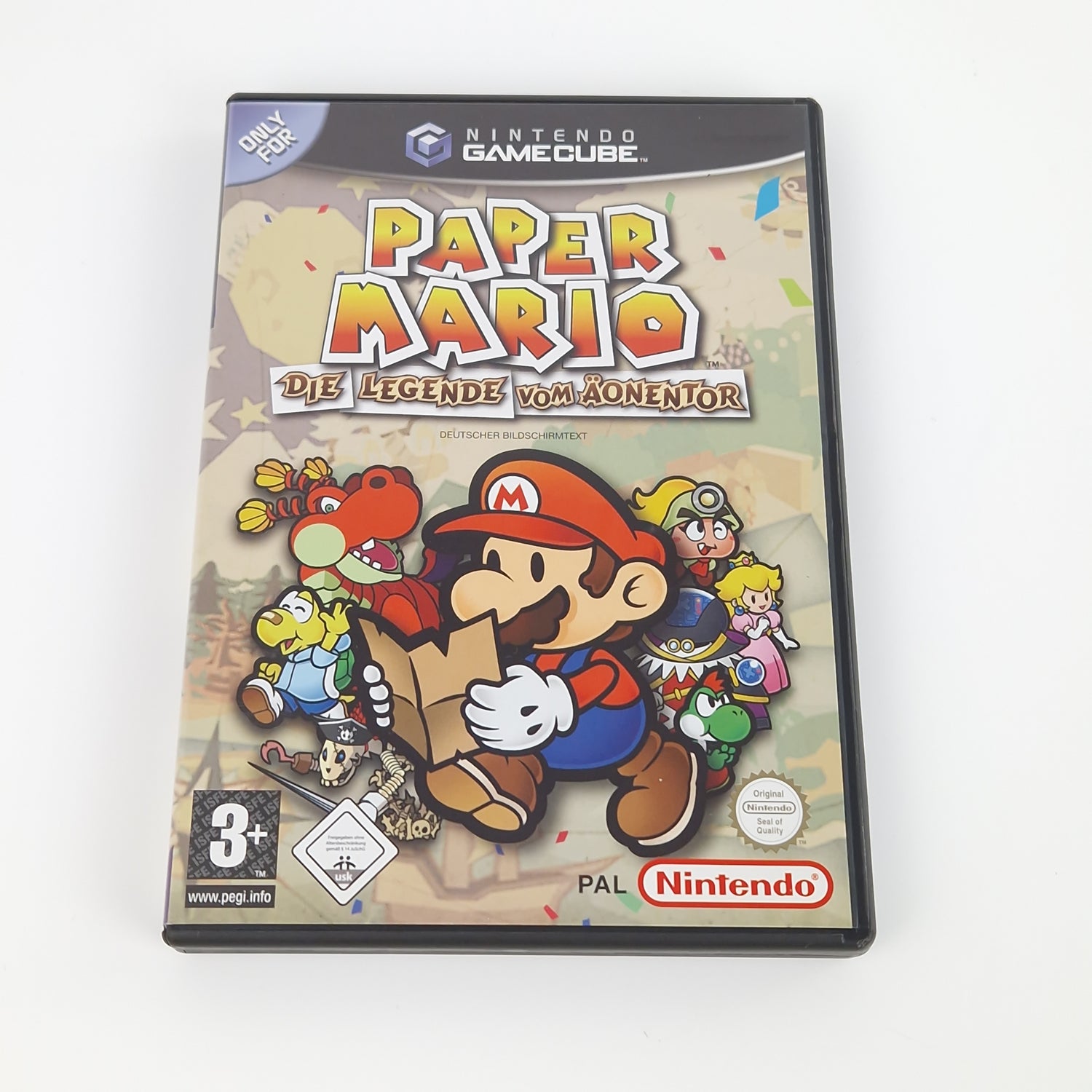 Nintendo Gamecube Spiel : Paper Mario die Legende vom Äonentor - CD OVP PAL