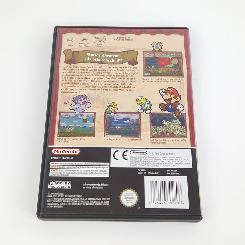 Nintendo Gamecube Spiel : Paper Mario die Legende vom Äonentor - CD OVP PAL