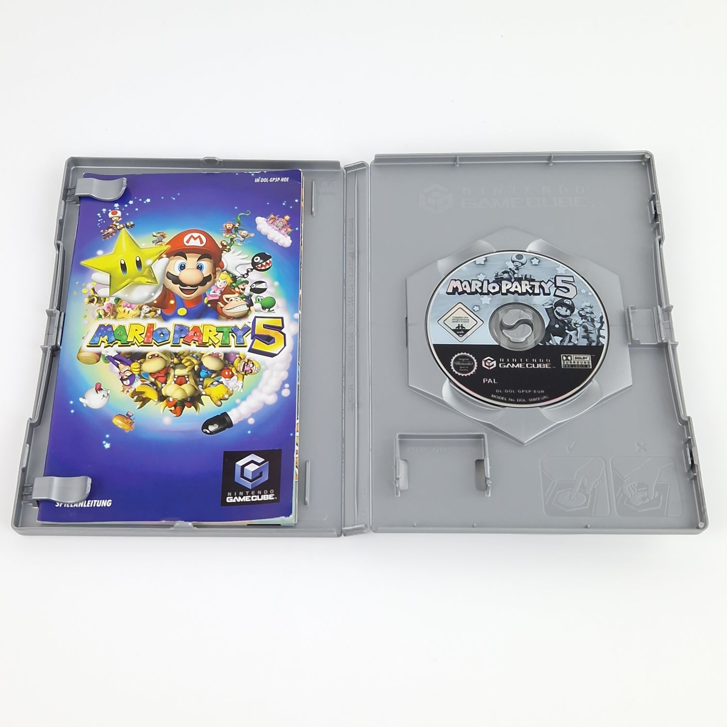 Nintendo Gamecube Spiel : Mario Party 5 - CD Anleitung OVP Players Choice PAL