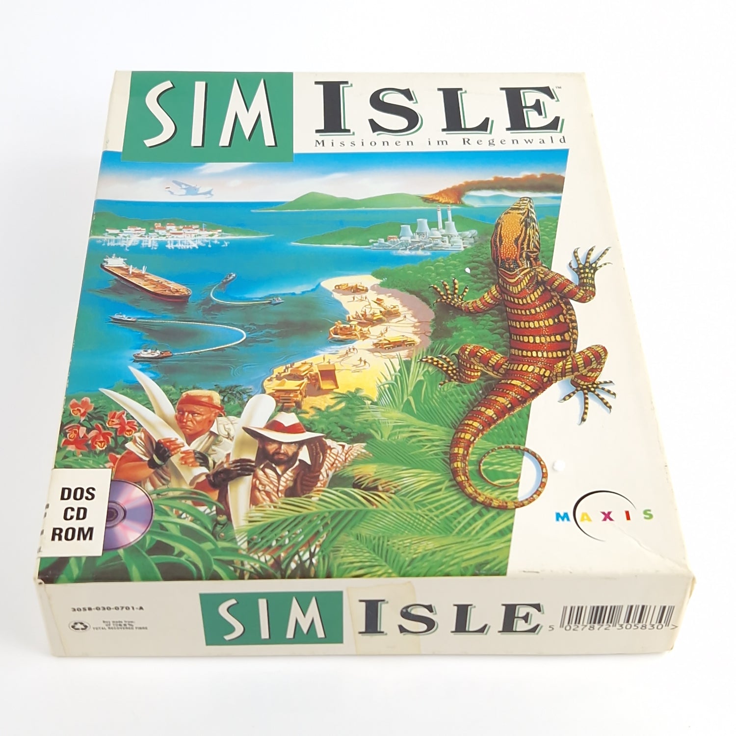 PC Spiel : SIM ISLE Missionen im Regenwald - Computer CD-ROM Big Box OVP PAL