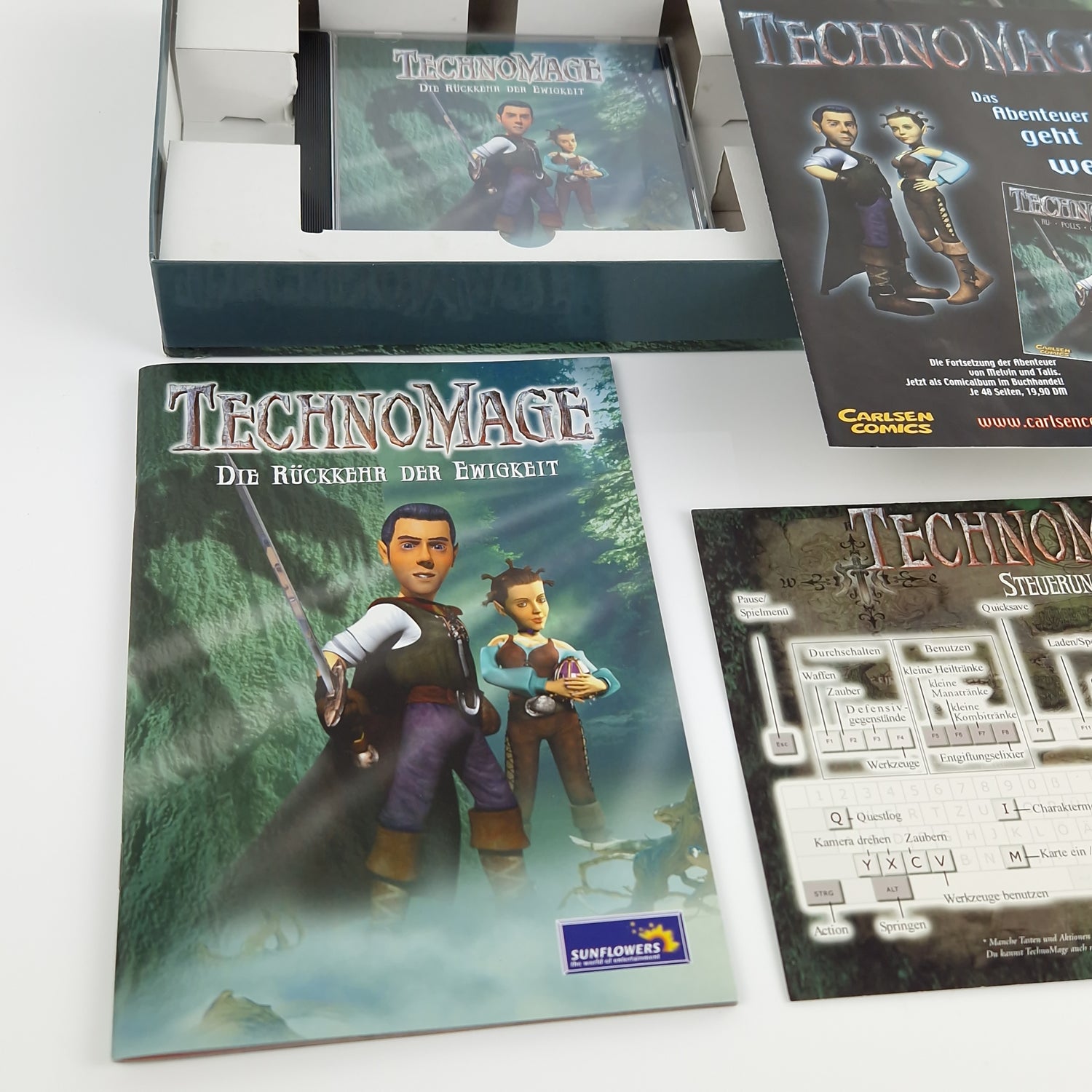 PC Spiel : Techno Mage Die Rückkehr der Ewigkeit - CD-ROM Big Box OVP PAL